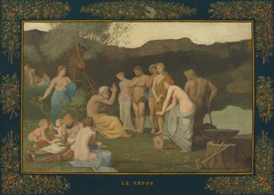 Descanse, c. 1863. de Pierre Puvis de Chavannes