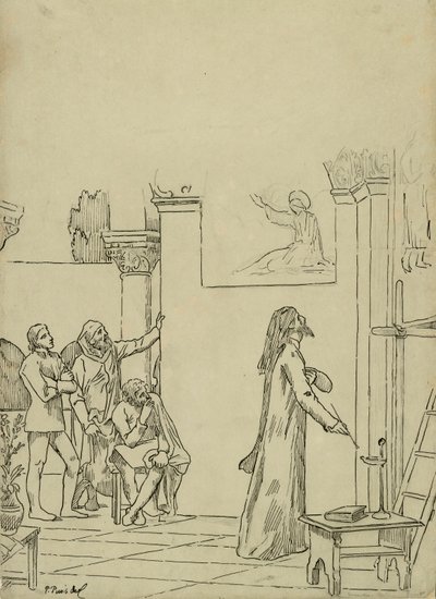 Estudo para L de Pierre Puvis de Chavannes