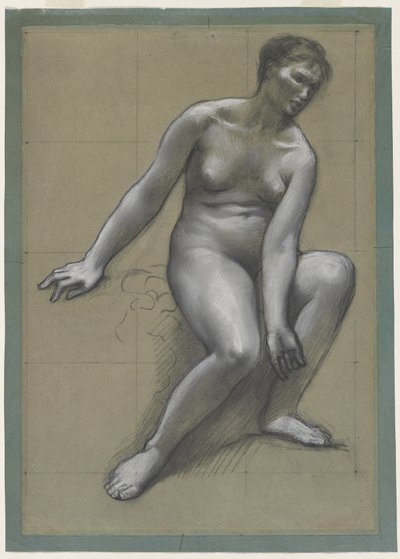 Estudo para a mãe na família do pescador de Pierre Puvis de Chavannes