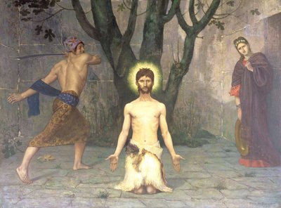 A decapitação de São João Batista, 1869 de Pierre Puvis de Chavannes