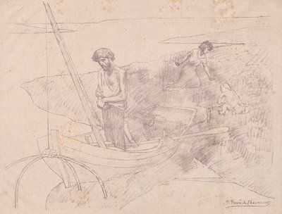 O pobre pescador de Pierre Puvis de Chavannes