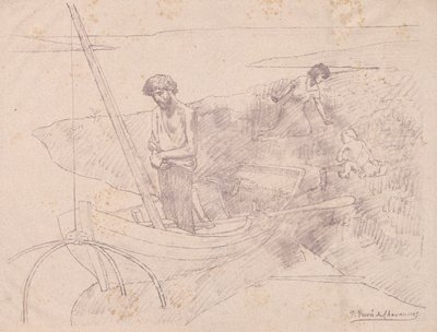 O Pescador Pobre. de Pierre Puvis de Chavannes