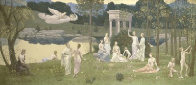 O Bosque Sagrado, Amado das Artes e das Musas de Pierre Puvis de Chavannes