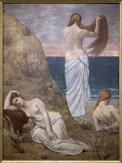 Meninas à beira-mar de Pierre Puvis de Chavannes