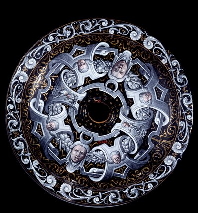 Enamaille flat reverse atribuído a Pierre Reymond (activo 1537-após 1584) 1569. Paris, Museu do Louvre de Pierre Reymond