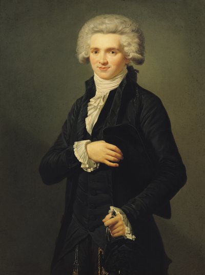 Maximilien de Robespierre (1758-94) 1791 (óleo sobre tela) de Pierre Roch Vigneron