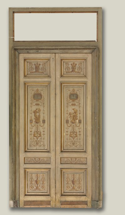 Portas de folha dupla, década de 1790. de Pierre Rousseau