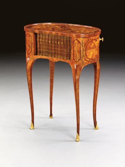 Mesa de escrita Luís XV, c.1750 de Pierre Roussel