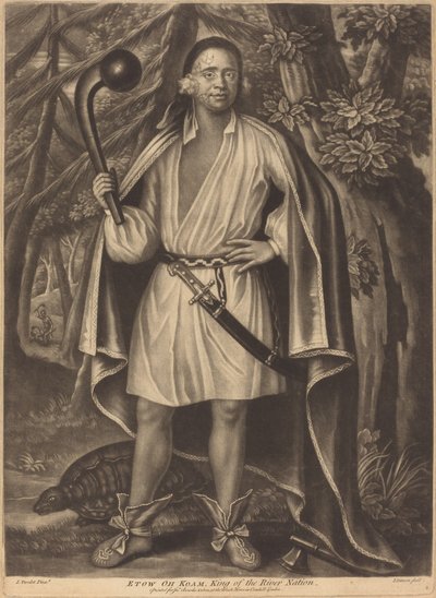 Etow oh Koam, Rei da Nação do Rio de Pierre Simon II after John Verelst