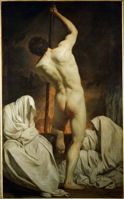 Charon passant les ombres - Charon no submundo ... de Pierre Subleyras