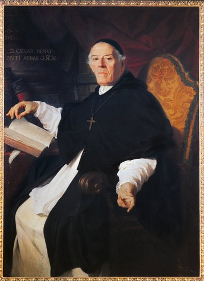 Dom Cesare Benvenuti, abade geral da congregação dos cananeus de Latran - Dom Cesare Benvenuti ... de Pierre Subleyras
