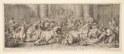 La Madeleine aux pieds de J?sus (O Banquete na Casa de Simão, o Fariseu) de Pierre Subleyras