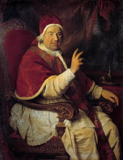 Retrato do Papa Bento XIV (Benedetto 14 de Pierre Subleyras