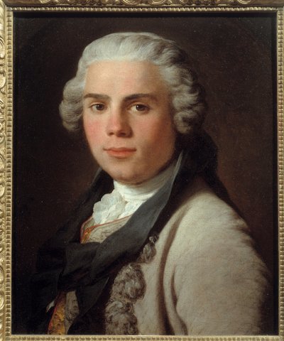 Retrato do pintor Joseph Vernet (1714-1789). Pintura de Pierre Subleyras (1699-1749) de Pierre Subleyras