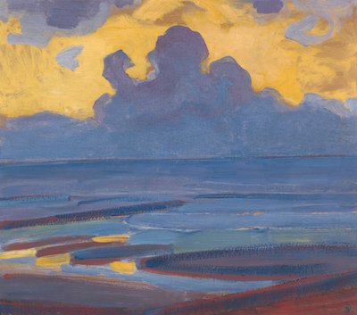 Junto ao mar de Piet Mondrian