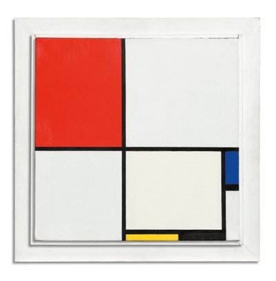 Composição No. III, com Vermelho, Azul, Amarelo e Preto de Piet Mondrian