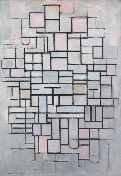 Composição No. IV de Piet Mondrian