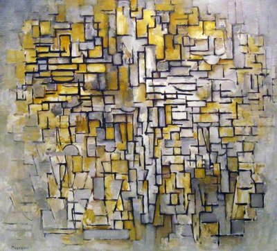 Composição nº VII, 1913. por Piet Mondrian 1872 - 1944 de Piet Mondrian