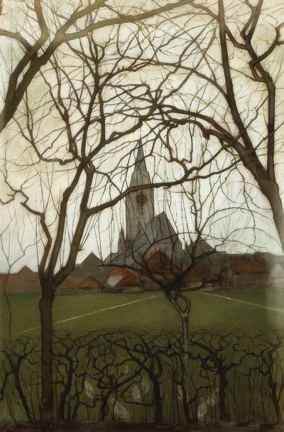 Igreja da vila (Dorfkirche); Jacobskerk, Winterswijk de Piet Mondrian
