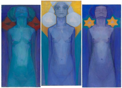 Evolução, 1911. de Piet Mondrian