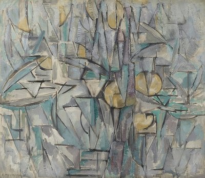 Composition X. 1911 de Piet Mondrian
