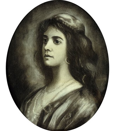 Retrato de menina de Piet Mondrian