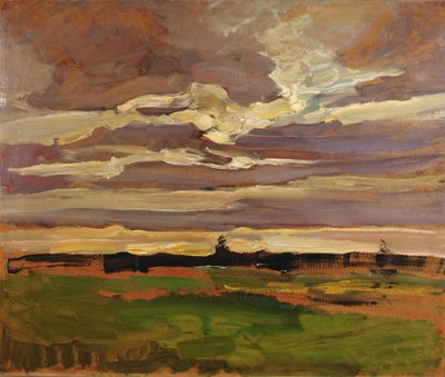 Paisagem lunar de Piet Mondrian