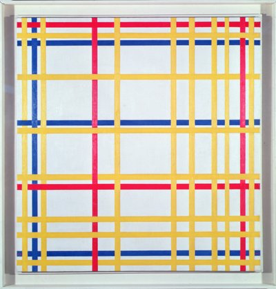 Cidade de Nova Iorque I de Piet Mondrian