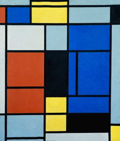 Tabela No. 1 de Piet Mondrian