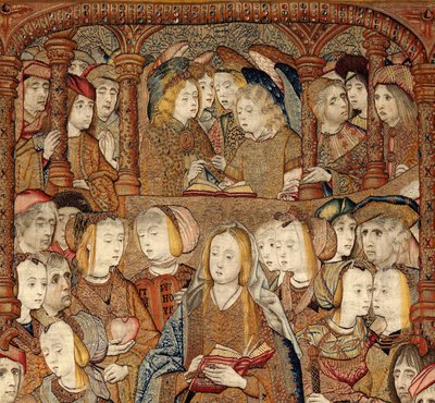 Triunfos da Mãe de Deus ou Panos de Oro, c.1500-02 (tapeçaria) de Pieter (attr. to) Coecke van Aelst