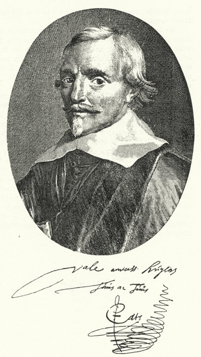 Jacob Cats, poeta e diplomata holandês (gravura) de Pieter (attr.to) Dubordieu