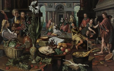 Cristo em casa de Maria e Marta de Pieter Aertsen