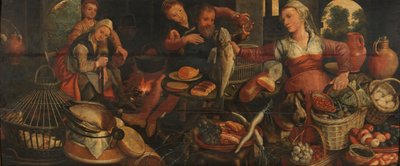 Cena da cozinha de Pieter Aertsen