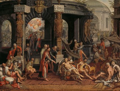 A Cura do Paraolítico, Piscina de Bethesda de Pieter Aertsen