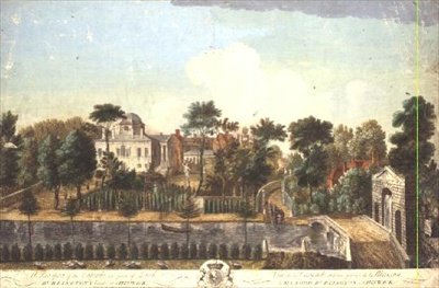 Casa e Jardim Chiswick de Pieter Andreas Rysbrack