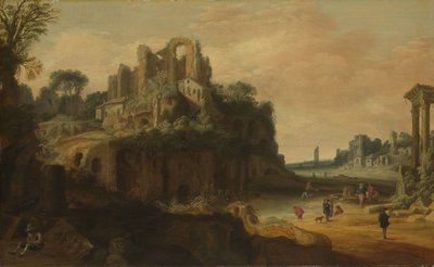 Paisagem Romana com Ruínas de Pieter Anthonisz van Groenewegen