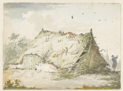 Fazenda em ruínas de Pieter Bartholomeusz. Barbiers