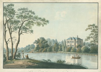 Vista da casa Over Holland com casa de chá no Vecht em Nieuwersluis
Over-Holland on the Vecht (título sobre o objecto) de Pieter Bartholomeusz. Barbiers