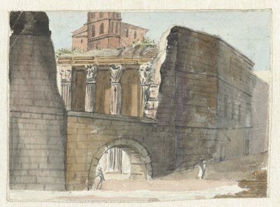 Ruínas romanas de Pieter Bartholomeusz. Barbiers