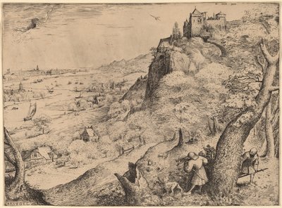 Os caçadores de coelhos de Pieter Bruegel the Elder