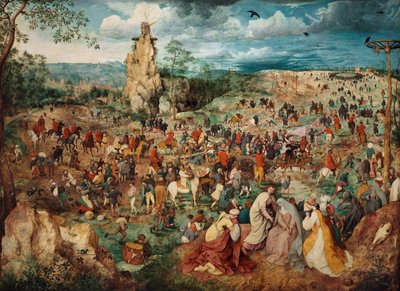 Alemão: Kreuztragung Christi Procissão para o Calvário de Pieter Brueghel the Elder