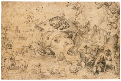A tentação de Santo António de Pieter Brueghel the Elder