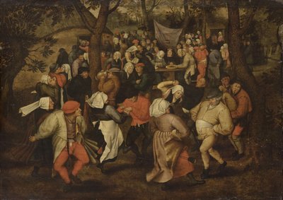 A dança do casamento de Pieter Brueghel the Younger
