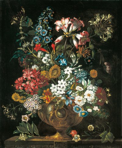 Outubro, de Os Doze Meses de Flores, um calendário floral de naturezas mortas de Pieter Casteels