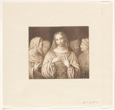O jovem Cristo entre os escribas de Pieter Christoffel Wonder