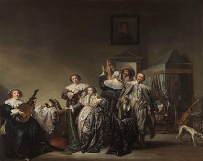 Empresa Galante Cavalheiros e Damas de Pieter Codde