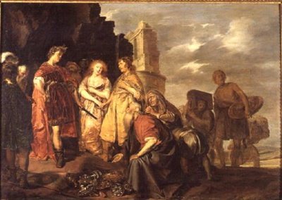 A Continência de Scipio, General Romano (237-183 AC) de Pieter Codde