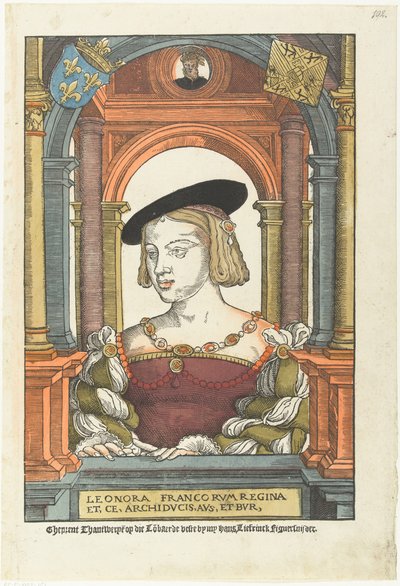 Retrato de Eleanor da Áustria 1498-1558, 1539 de Pieter Coecke van Aelst