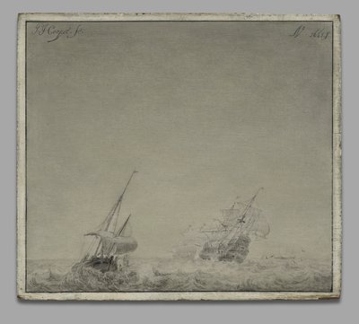 Um mar tempestuoso de Pieter Coopse
