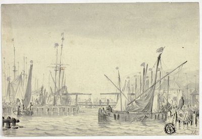 Navios no porto de Pieter Coopse